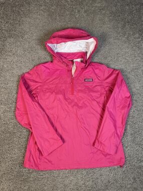 Vineyard Vines Jacket Womens M Pink Windbreaker Rain Coat Lightweight Lineda